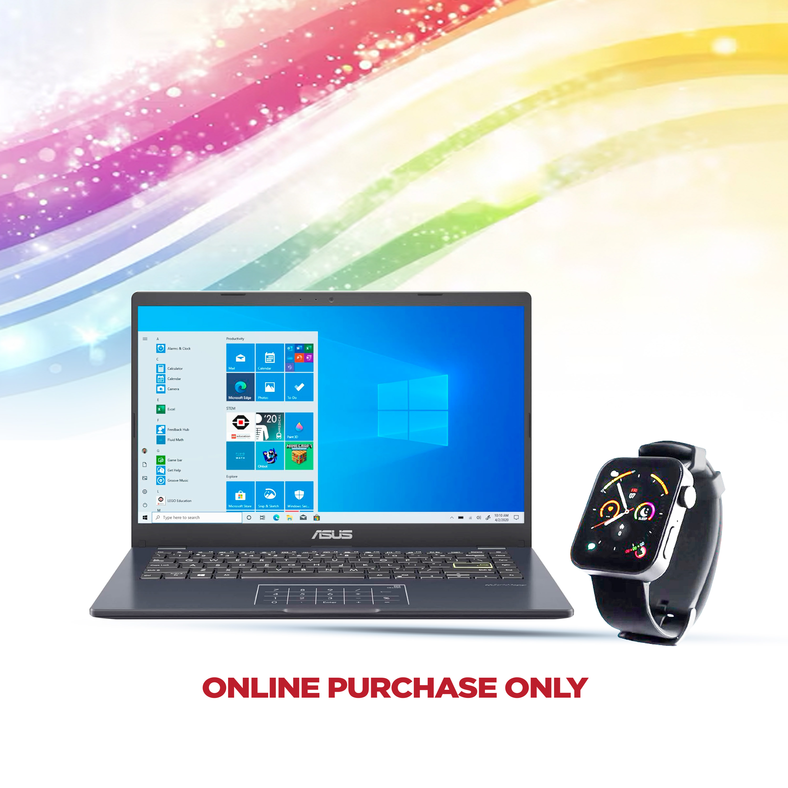 Asus E410 Celeron 4GB RAM 64GB 256SSD 14