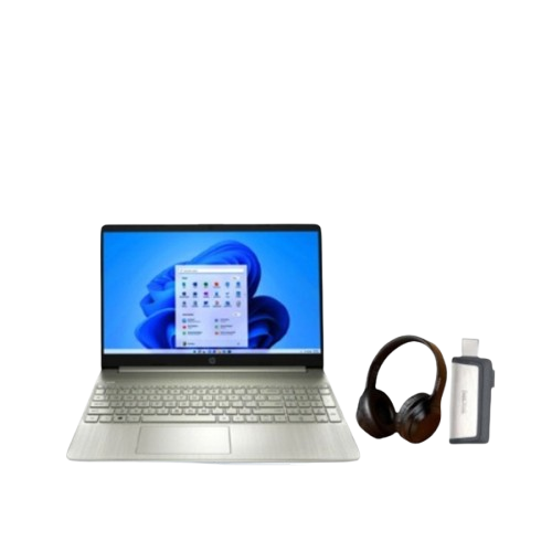 HP | i3 | 8GB RAM | 256GB SSD | 15.6' Display | 15s-Fq5340TU - Free Lenovo Headset (TH10) & Pendrive 16GB (OTG)