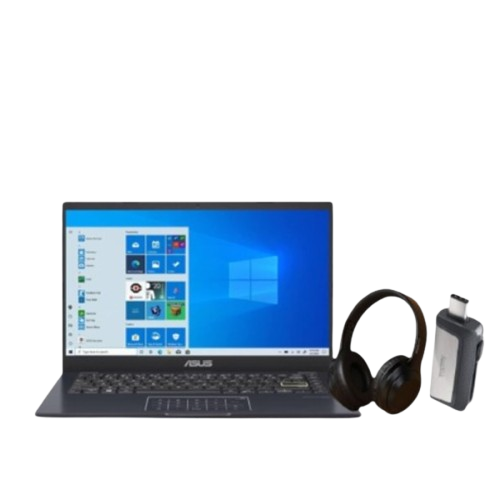 Asus E410 | Celeron | 4GB RAM | 64GB + 256SSD | 14" Display - Free Lenovo Headset (TH10) and Pendrive 16GB (OTG)